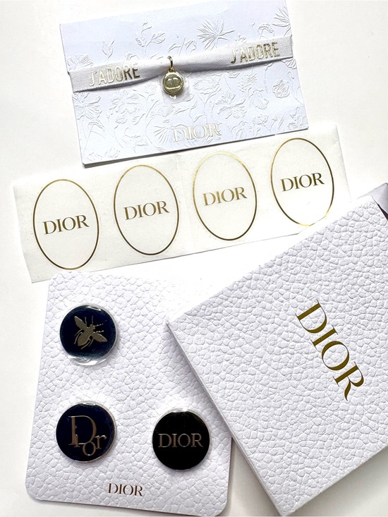 Dior Accessories - Dior Mini Bundle: Pons, Stickers, Ribbon Bracelet